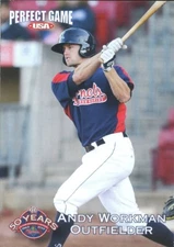 2012 Team Issue Cedar Rapids Kernels ANDY WORKMAN RC ANGELS ARIZONA STATE