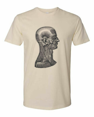Cottage Cult Clothing Tee T Shirt Cotton Medical Anatomy Victorian Art Head #4