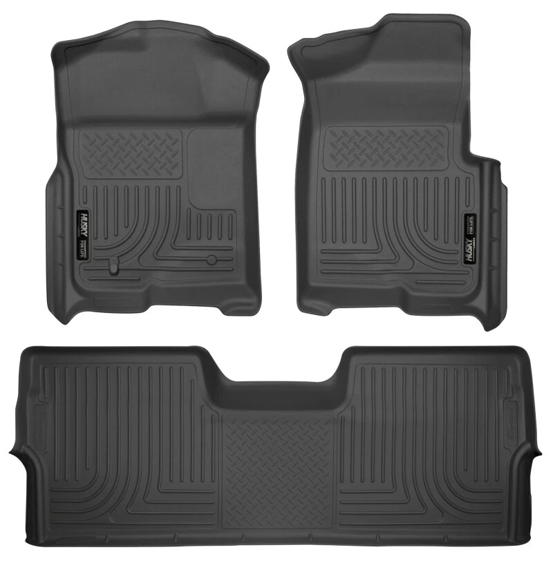 Forros Husky para Ford F-150 Super Crew 09-12 WeatherBeater revestimientos de piso Foto 2 de 4