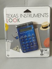 vintage Calculatrice solar -TEXAS Instrument LOOK -EN État  neuf