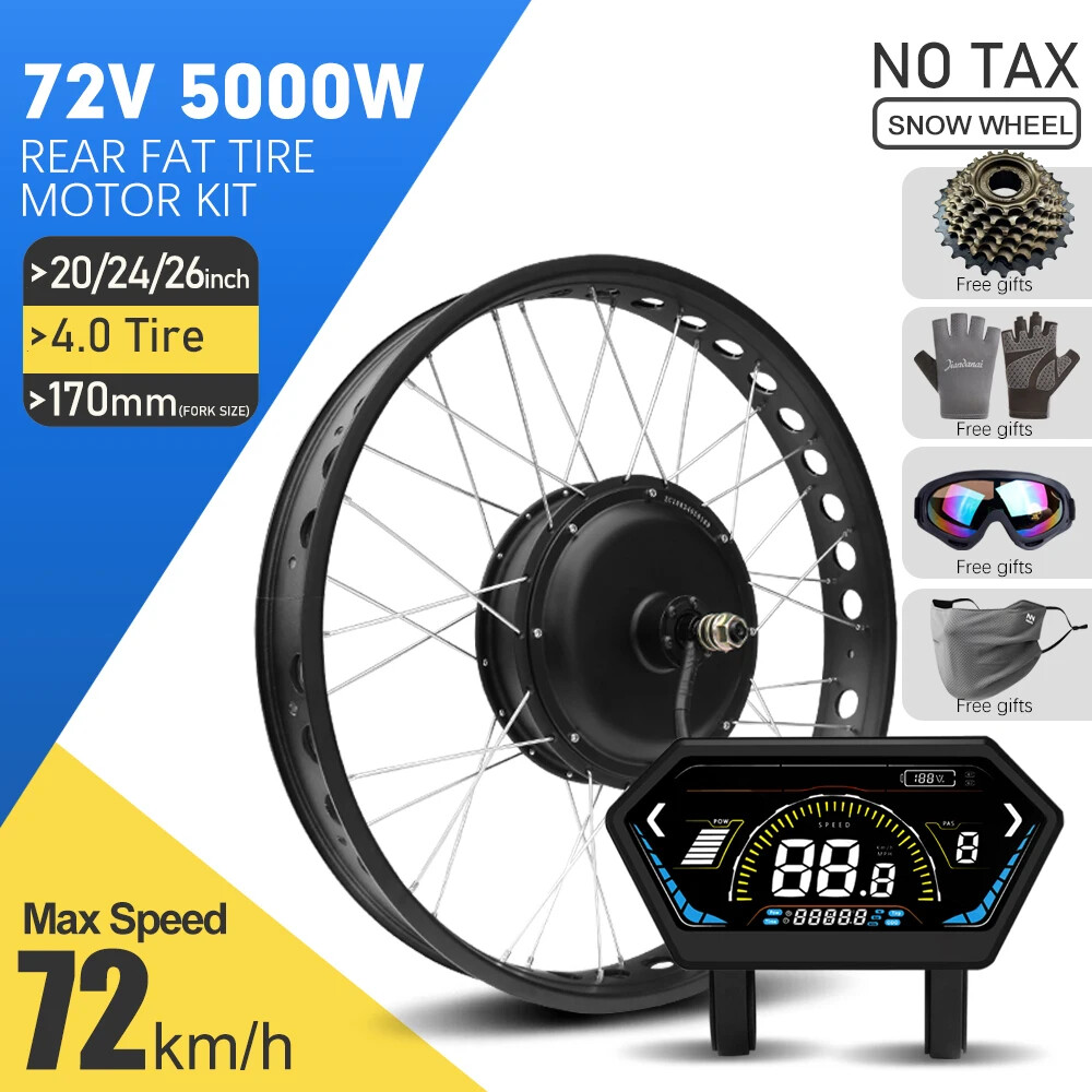 20 Inch Hub Motor Kit Oem 5000w Electric Bike Conversion Kit For