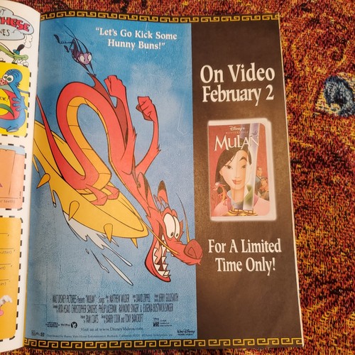 FOX Kids Magazine Power Ranger issue Alanis Morrisette,Mulan Vintage 90s RARE - Picture 5 of 8