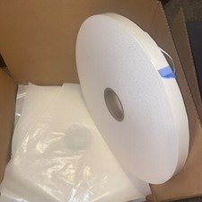 Double-sided Foam Tape 1/16  x 1   x 216 ft White 3 Rolls