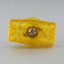 ON - OFF CLEAR GOLD ROTARY IN LINE SWITCH FOR 18/2 SPT-1 LAMP CORD NEW 30025J