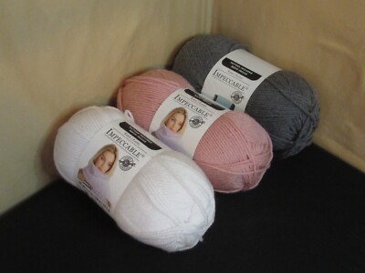 Lot of 3 Skeins of LOOPS AND THREADS YARN by IMPECCABLE