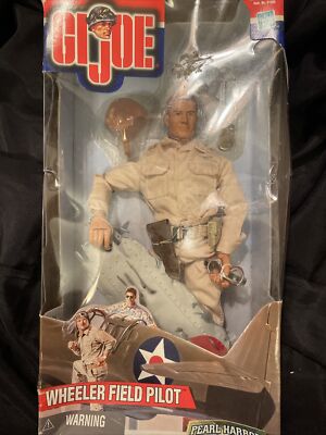 VINTAGE G.I. JOE WHEELER FIELD PILOT NIB PEARL HARBOR COLLECTION 2000