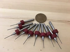 10 Pieces .6mm Micro Drill Bits 3D Printer Nozzle Cleaning PCB kit Extruder A4