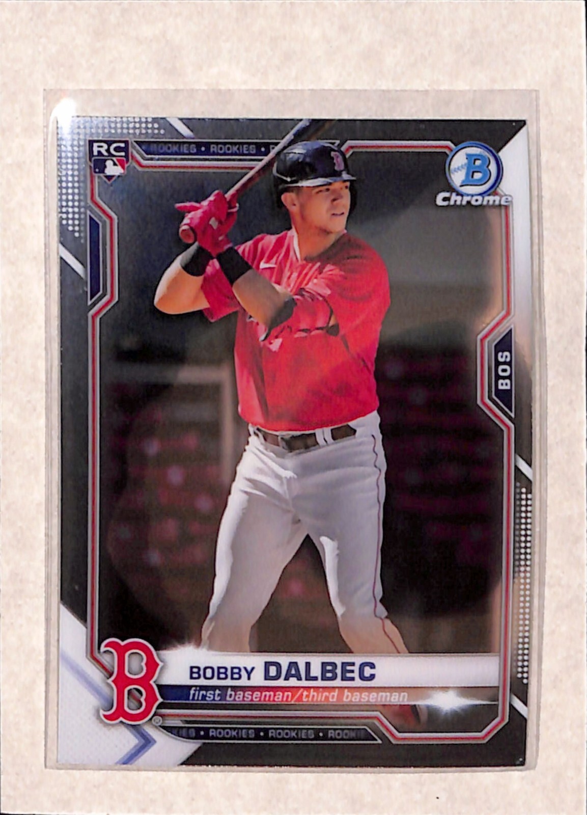 2021 Bowman Chrome #1 Bobby Dalbec RC NM