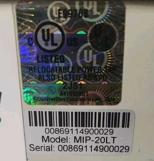 PANAMAX ImagePRO-20LT 2 Outlet TELCO/LAN Fuseless Surge Protector MIP-20LT - Image 3 of 4