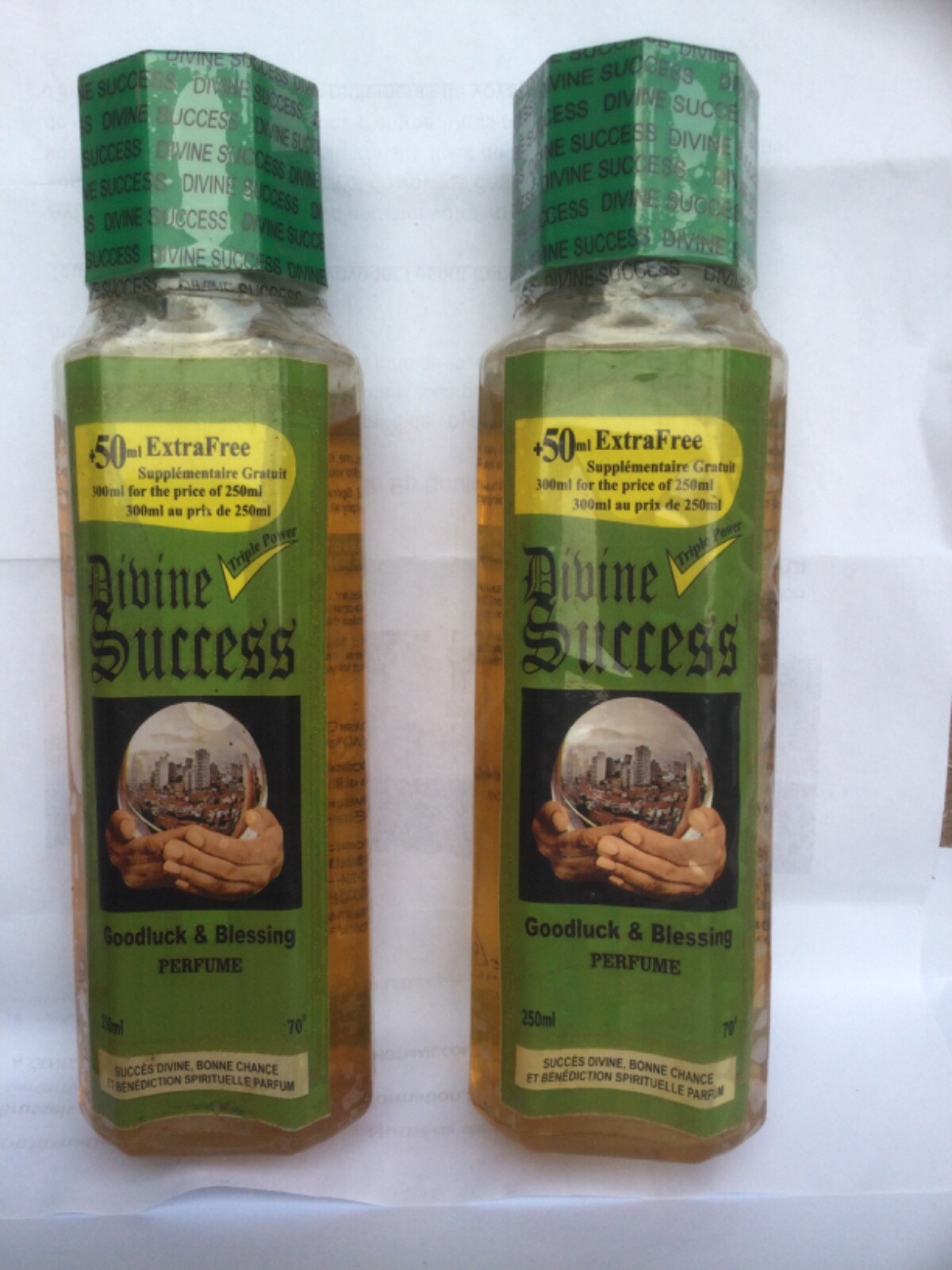Parfum Divine Succès spirituel 250 ml pour retrouver clarté et sérénité