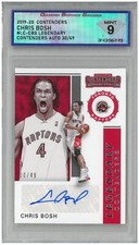 2019-20 Panini Contenders CHRIS BOSH #LC-CBS Auto 30/49 Legendary 💎 DSG 9 Mint