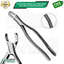 Extracting Forceps #6 Upper & Lower Splitting/Separating Molar Dental Instrument