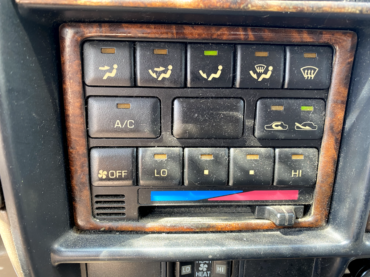 1993-1996 Toyota Land Cruiser Temperature Climate A/C Heater
