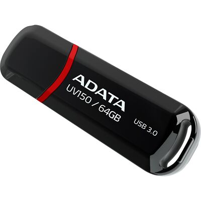 ADATA DashDrive UV150 64 GB, USB-Stick, schwarz