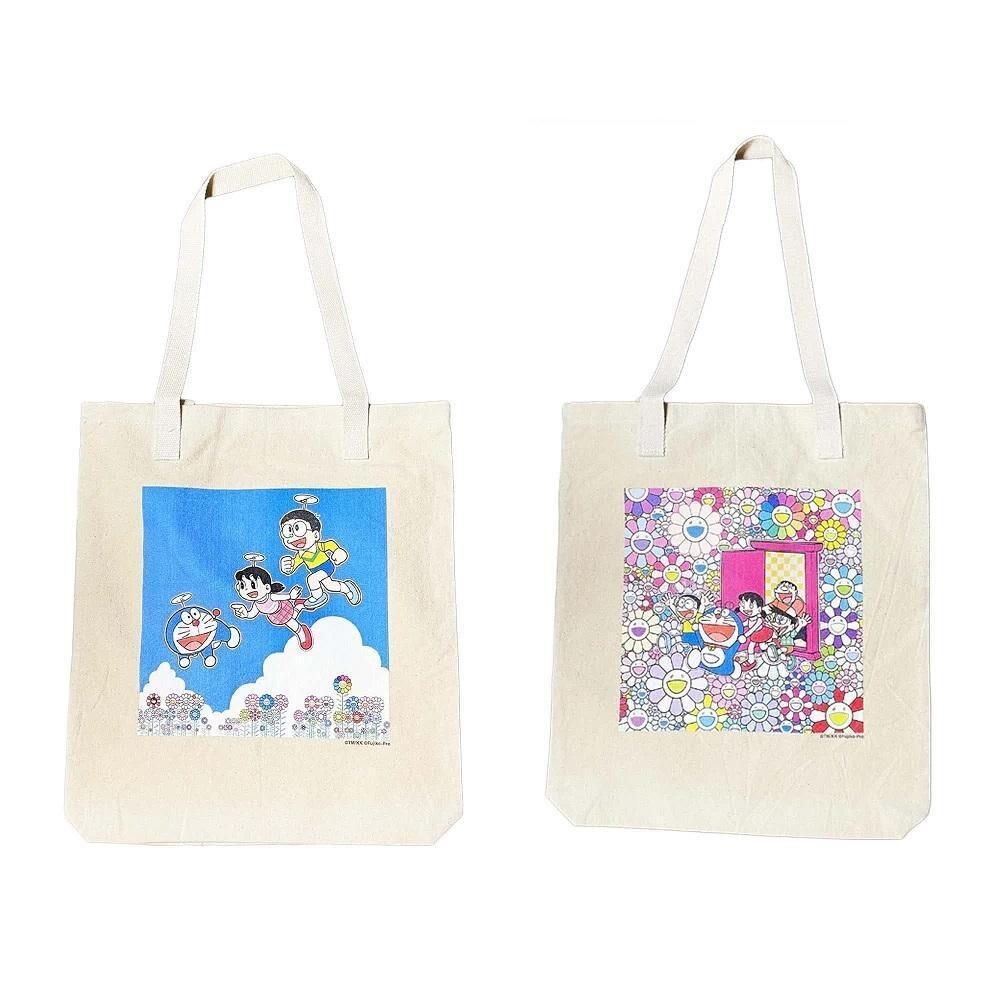 DORAEMON × TAKASHI MURAKAMI TOTE BAG Takashi Murakami × Doraemon Tote bag 2 Set | eBay