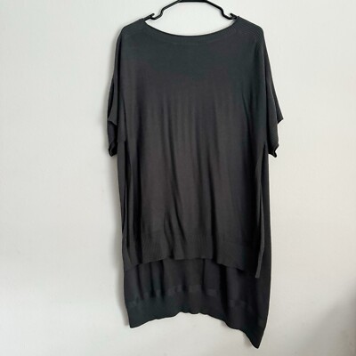 Lululemon Be At Ease Poncho Womens One Size Graphite Gray Relaxed Short Sleeve