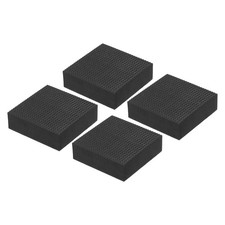 Rubber Anti-Vibration Pads, 4 Pcs Square Vibration Isolation Mats 1.97" x 1.9...