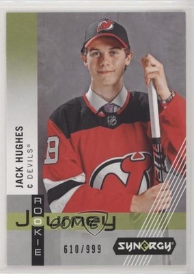2019 Upper Deck Synergy Rookie Journey Draft Day /999 Jack Hughes #RP-16 RC 0g2a