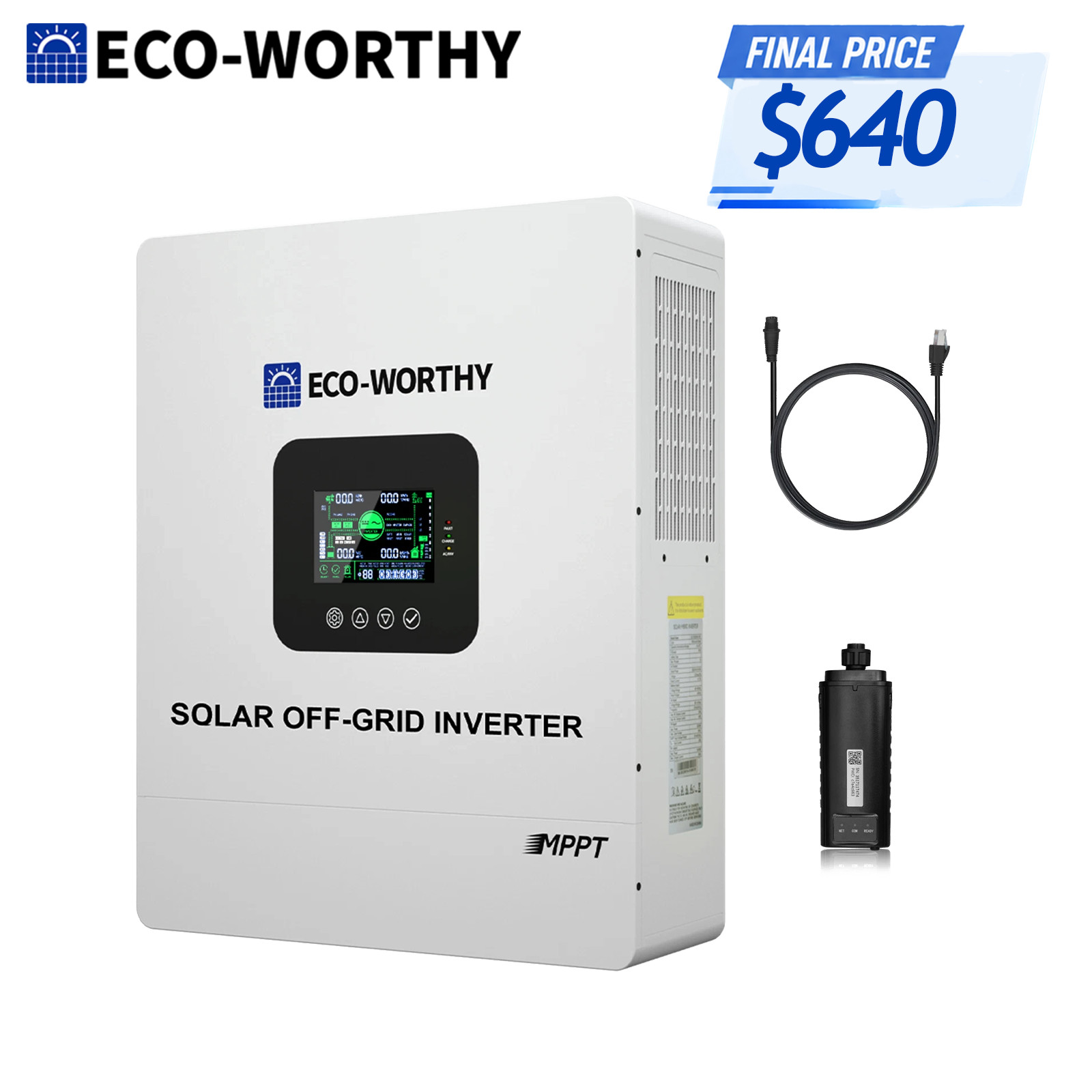 ECO-WORTHY 5kW 48V Split-Phase Inverter Review: 100A UL1741 Battery Charger