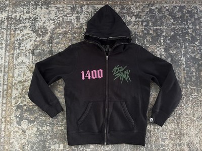 1400 Trippie Redd Neon Shark VS Pegasus Full Face Zip Hoodie (Medium)