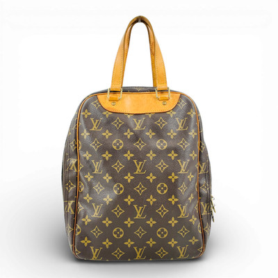 LOUIS VUITTON Sac Excursion Monogram Canvas Brown Double Zip Handbag M41450