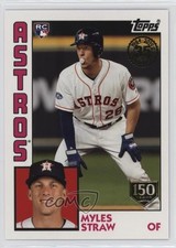 2019 Topps 1984 Baseball Rookies 150th Anniversary /150 Myles Straw #84R-MS 18da