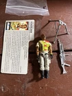 GI JOE ARAH 1986 ROADBLOCK V2 100% COMPLETE W/FILE CARD HASBRO VINTAGE #3