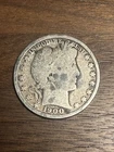 1900 Barber Half Dollar Circulated AG