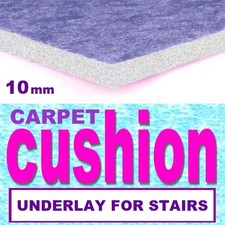 Carpet Cushion underlay for stairs - 10mm thick - enough for 12-15 stairs