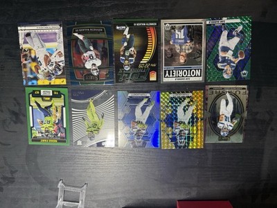 12 Card Seattle Seahawks NFL Card Lot Darnold, Walker, JSN, Lockett