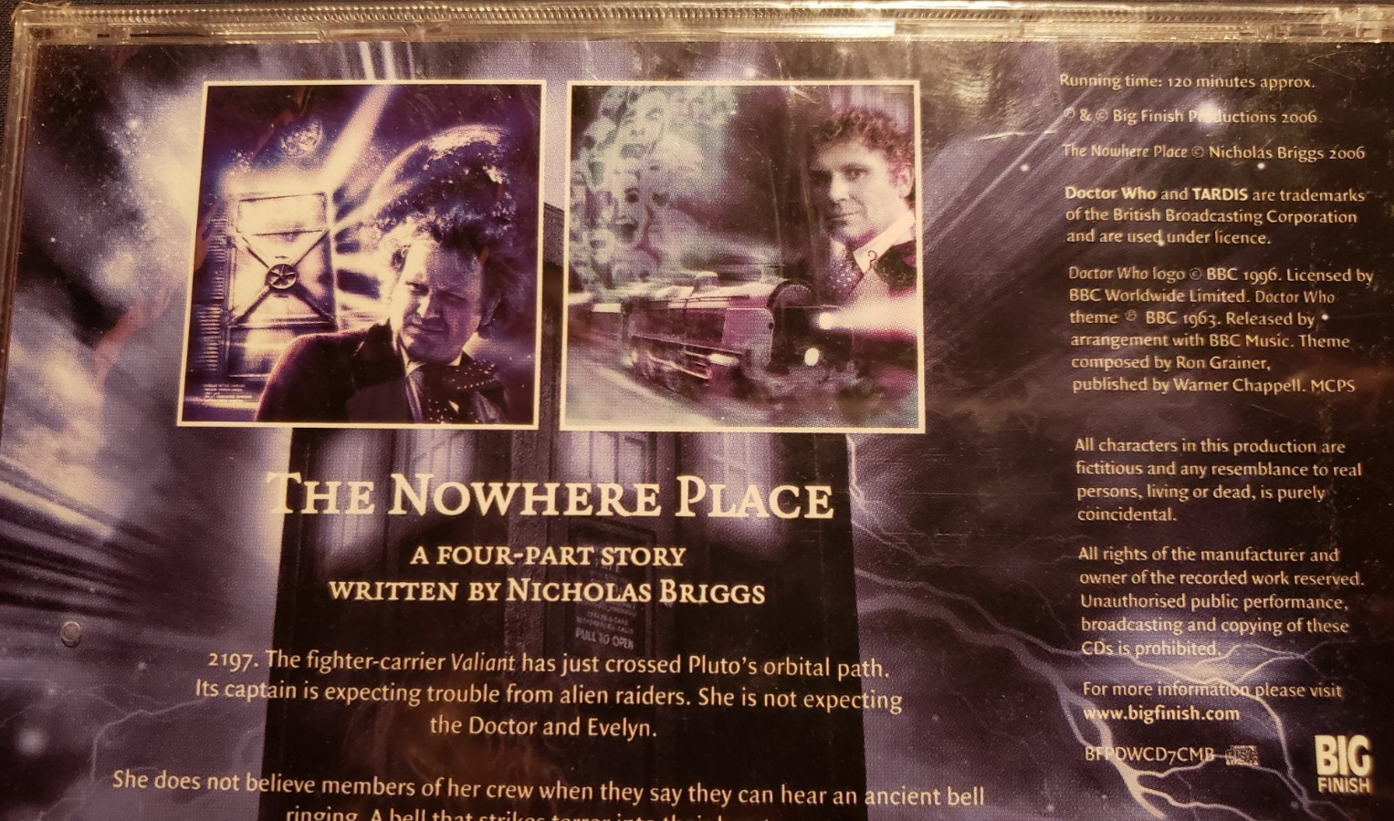 Big Finish Doctor Who Main Range: #84-The Nowhere Place - Audio CD SEALED NEW