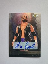 2022 Skybox Metal Universe AEW All Elite Wrestling Silver Alex Reynolds Auto