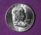 1951-D FRANKLIN HALF DOLLAR ~#P33834