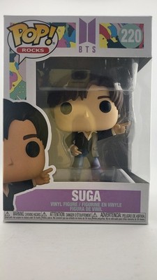 Funko Pop Rocks BTS SUGA #220 Dynamite Vinyl Figure Original Box