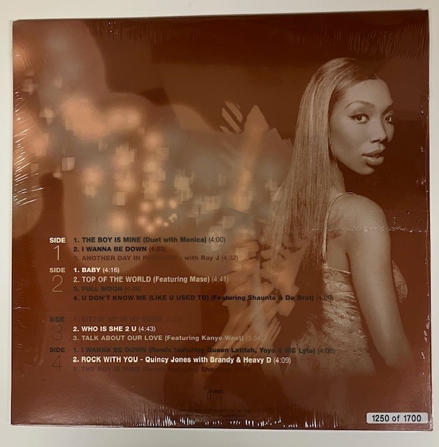 BRANDY - THE BEST OF - ORIG SEALED VINYL 2005 NUMBERED EDITION