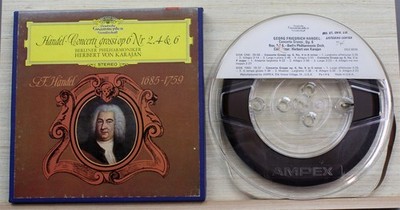 Karajan Berliner Philharmoniker HANDEL Concerti Grossi Op. 6 # 2, 4 & 6 DGC 9035