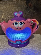 LeapFrog Musical Light-Up Teapot Toy Pink Learning Toy Lights  Sounds Working