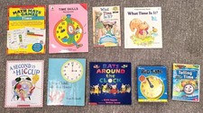Lot of Teaching Mats Reproducibles for Telling Time, Practice Clock, Books, DVD