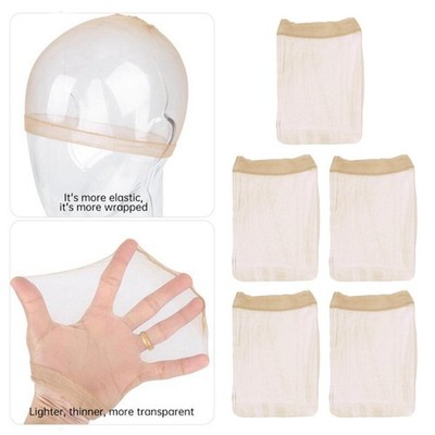 10 Stück Perückenkappe für Lace Front Perücken Mesh Netz Perückenkappe Nylon unsichtbar Perückenkappe