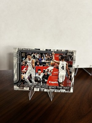 2025-26 Topps #300 Victor And Fox Lead The Way New Duo Excels! Season Tip Off SP