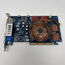 Vintage Graphics Card GF FX5500 256MB DDR TV DVI Untested NVidia GeForce