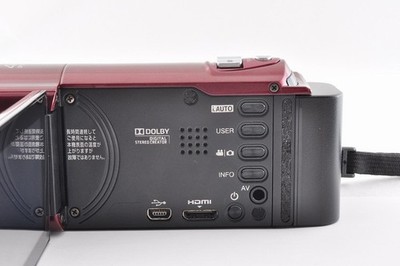 JVC Everio GZ-HM450-R Full HD Camcorder Red 40x Zoom Digital Video