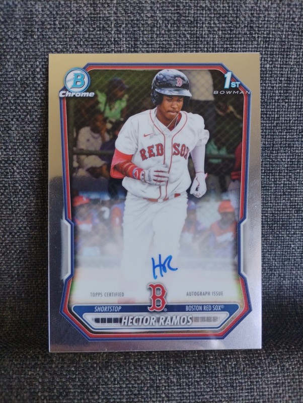 Bowman Chrome 2026 Prospect Autographs Hector Ramos Boston Red Sox Auto #CPA-HR