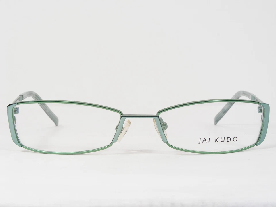 JAI KUDO 486 1032 M07 Verde ÚNICO ANTEOJOS MARCO METÁLICO 52-16-135mm Foto 2 de 4
