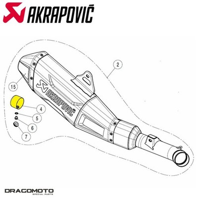DB-Killer AKRAPOVIC V-TUV349