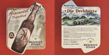 Bräuhaus Füssen Die Drehhütte Brauerei Bierdeckel Bier