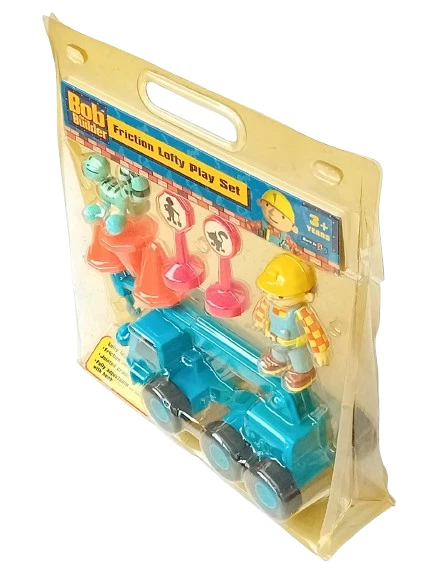Bob the Builder FRICTION LOFTY PLAY SET Bob Pilchard Action Figures 2002 BNIB - Image 3 of 4