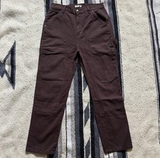 RENGGLI Boyfriend Fit Double Knee Carpenter Pants Made In USA 30 Inch Waist