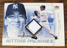 Hideki Matsui 2004 Fleer Ultra #HM-HM HITTING MACHINES Game-Worn Jersey YANKEES