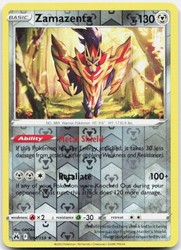 Zamazenta 097/159 Crown Zenith Reverse Holo